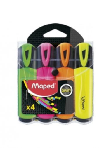 MAPED TEXT MARKER FLUO PEP’S SET 1/4