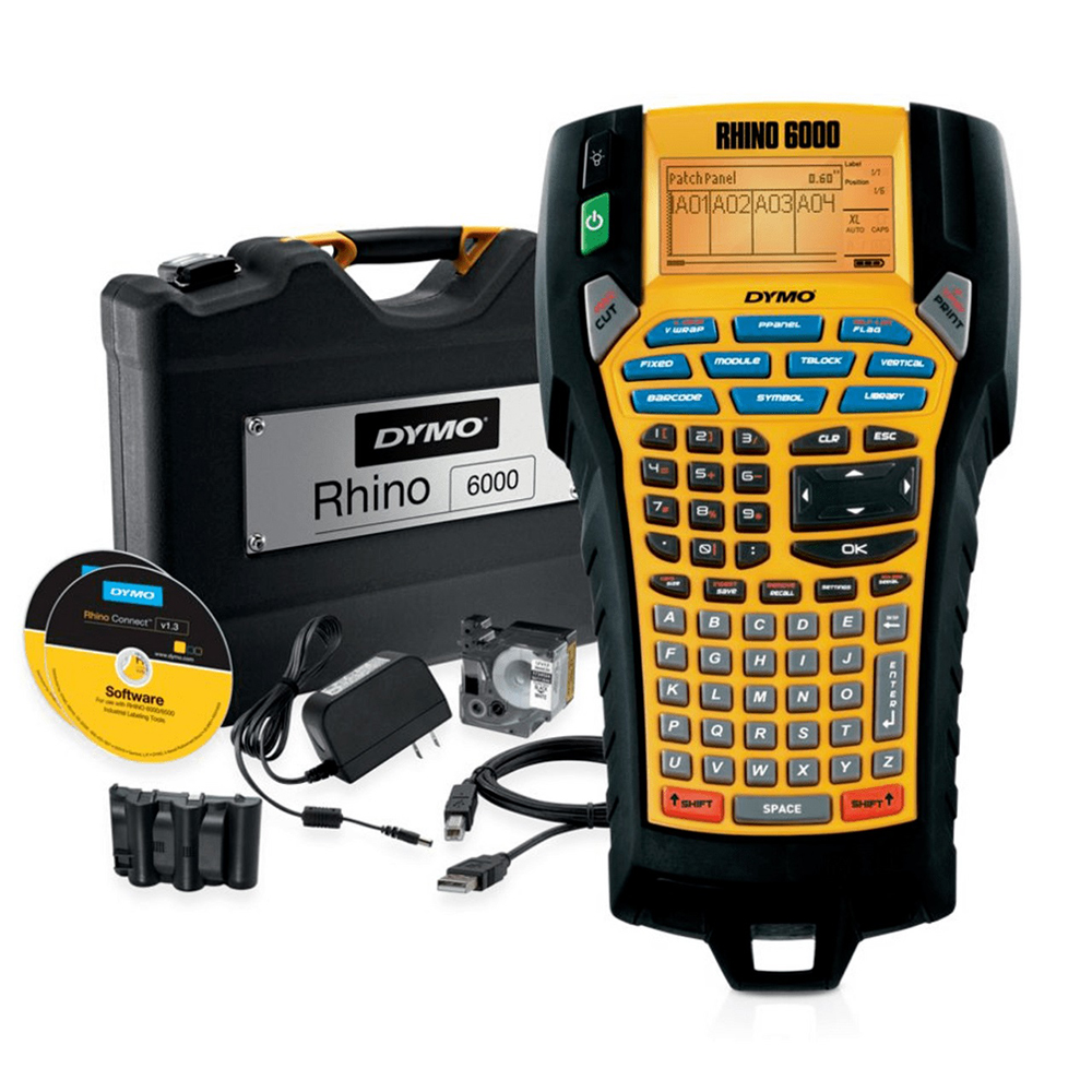 DY6000-1.jpg DYMO INDUSTRIJSKI APARAT ZA ETIKETE RHINO 6000 - Slika 1