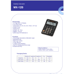 KALKULATOR CASIO MX 12 B - Slika 2