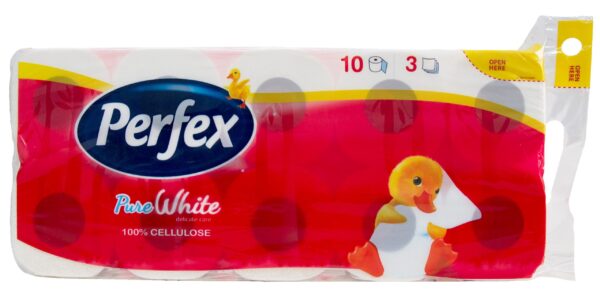 Toalet papir Perfex Pure White 3sl 10/1