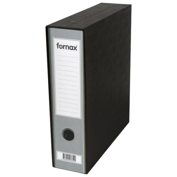 Registrator A4 Fornax Prestige 8cm sa kutijom srebrni